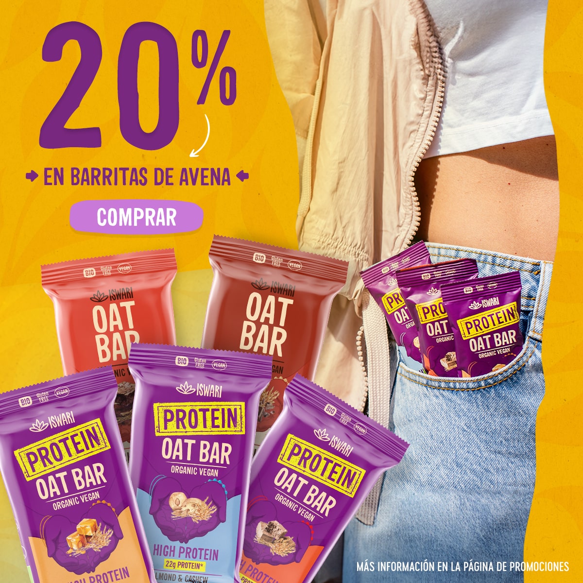 Barritas de Avena: 20% de descuento
